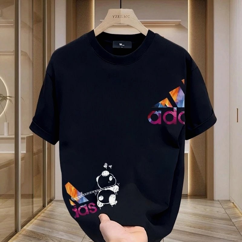 Adidas Black T-Shirt in Casual Streetwear Style Review: We Weighed and Washed Two Sizes