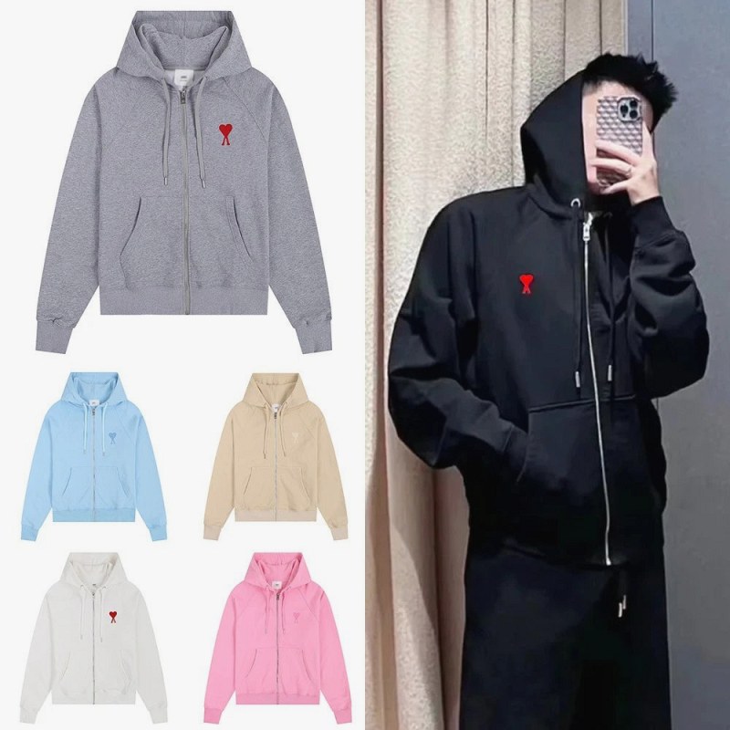 Ami Paris Heart-Print Zipper Hoodie Collection Review: 44 Colour Codes, One Loopback Cut — Our Hands-On Verdict