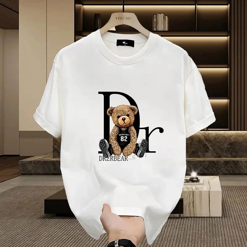 Dior Bear Graphic White T-Shirt Review: A $5.67 Loose-Fit Cotton Tee Tested on Our Bench