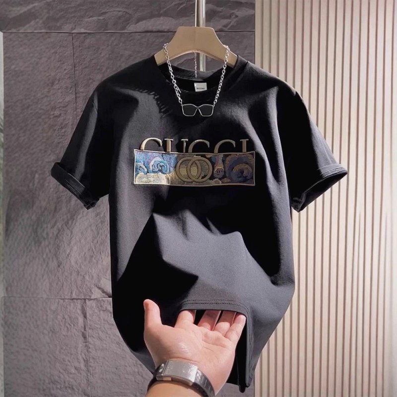 Gucci Black T-Shirt Review: The 15cm Length Gap Inside a $7.31 Mid-Long Crewneck