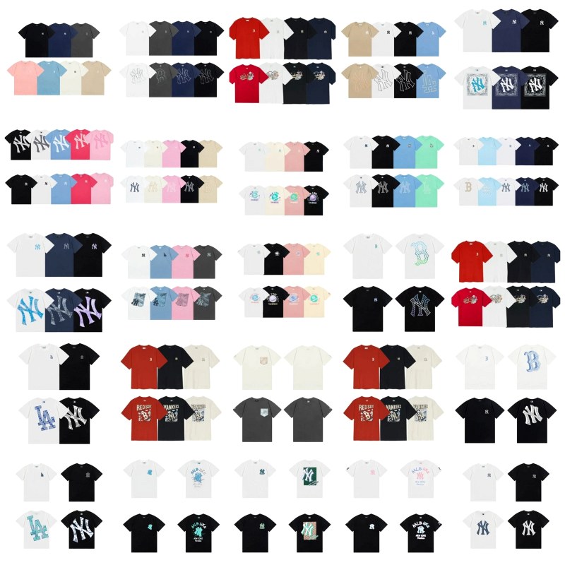 MLB Multi-Color T-Shirt Collection: 40+ Review — a $7.91 Cotton Tee in 37 Listed Colorways