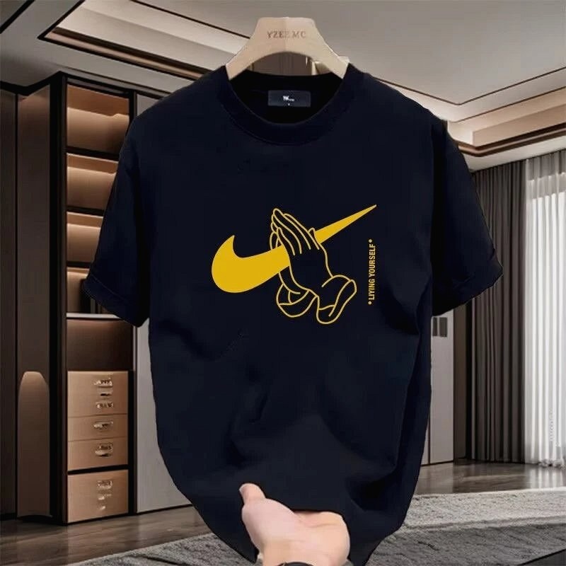 Nike Black T-Shirt in Casual Streetwear Style Review: Seam, Label and Print-Wear Checks at $4.18
