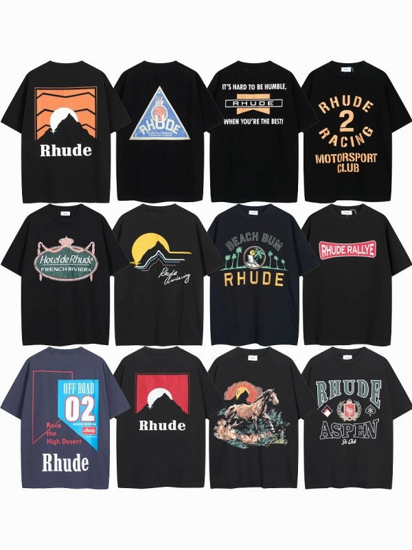 Rhude "Dark" Series T-Shirt Review: A Boxy Cotton Graphic Tee, Tested in Two Sizes